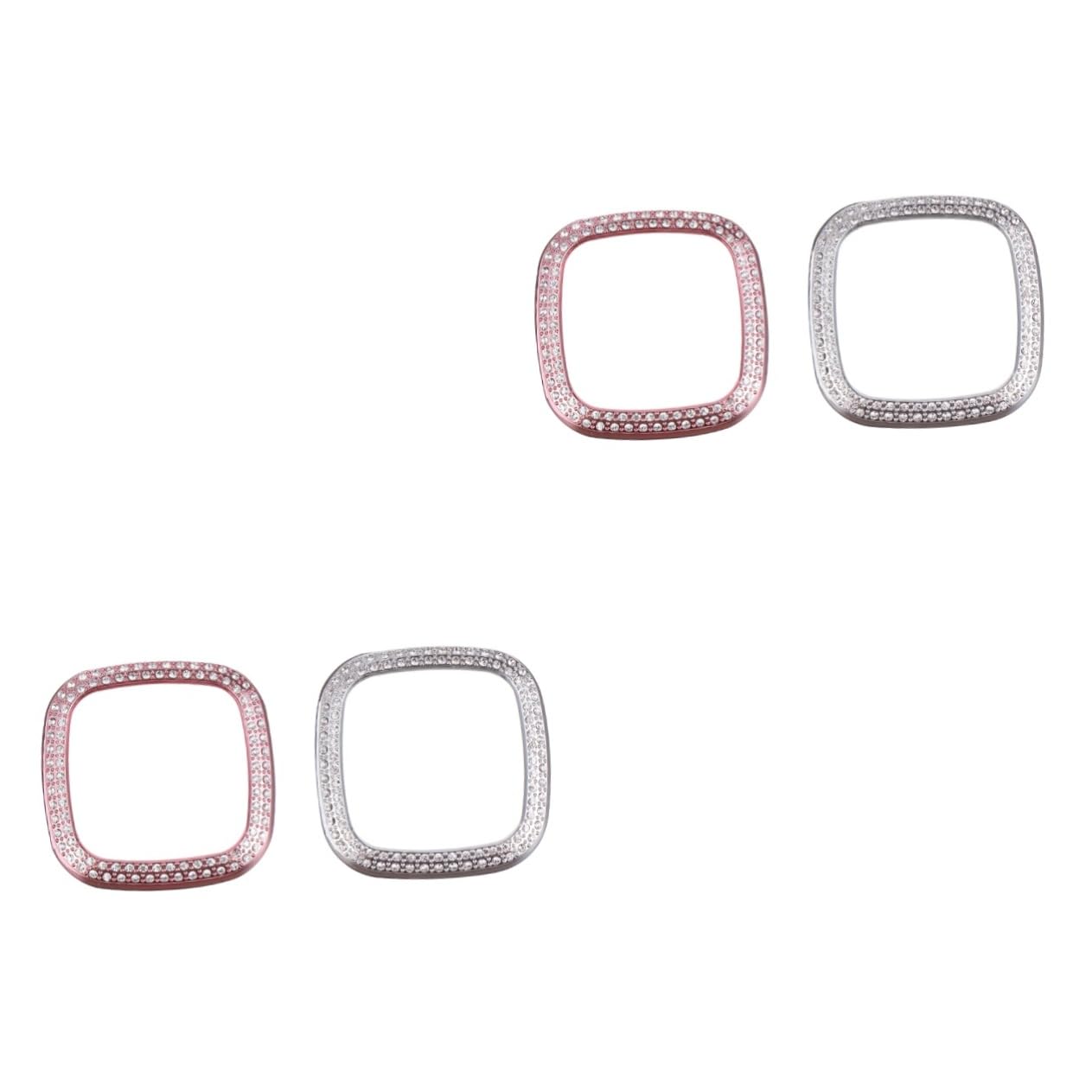 Hemobllo 4pezzi Cover Protettiva Per Smartwatch Sense Design Elegante Con Strass e Protezione Completa Per Schermo e Cornice Accessorio Per Compleanni e Occasioni Speciali