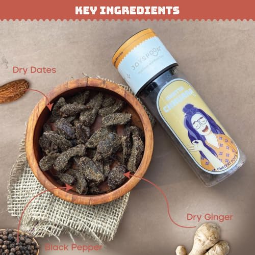 Image of Joyspoon Pachak Amla & Khatta Chhuara Mukhwas | Supari-Free Mouth Freshener | No Artificial Colors or Preservatives | After-Meal Digestive Snack |100g Pack of 2