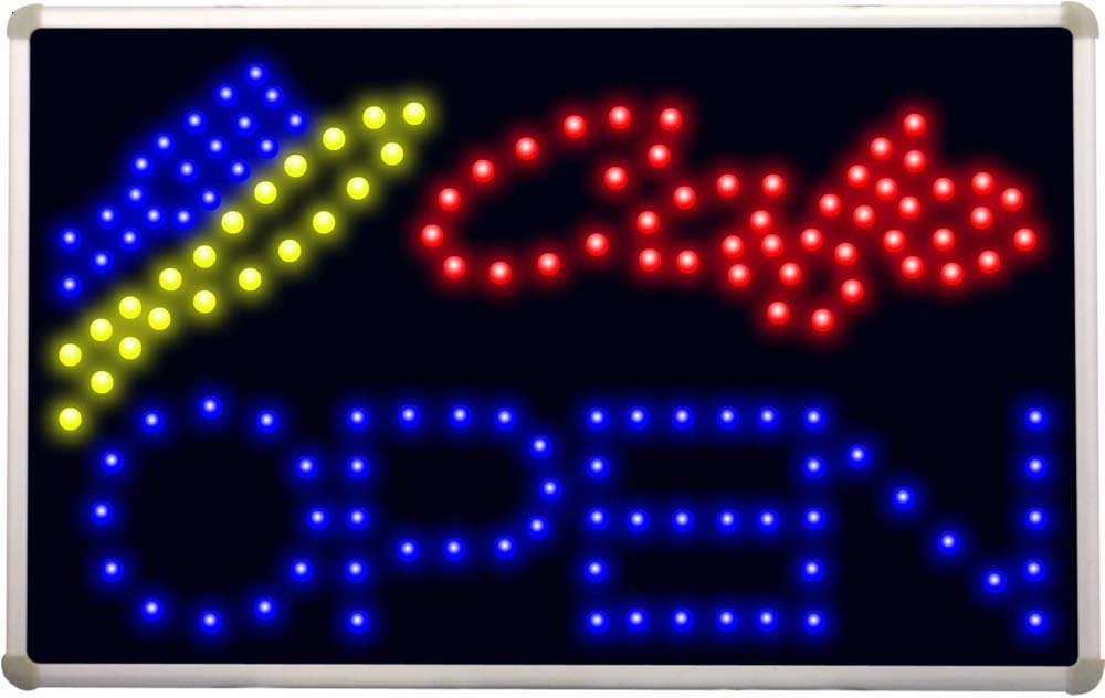 Advpro White Led133 Open Cafe Led Neon Light Sign
