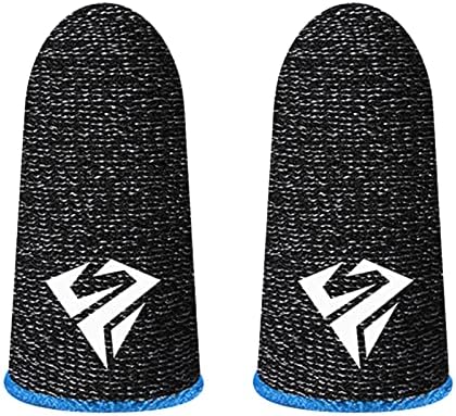 YAMOKOS Gaming Finger Sleeves for Cellular Sport Controllers Finger Thumb Sleeve Anti-Sweat Breathable Seamless Touchscreen Finger Cowl for League of Legend Guidelines of Survival Blue YAMOKOS Gaming Finger Sleeves for Cellular Sport Controllers Finger Thumb Sleeve Anti-Sweat Breathable Seamless Touchscreen Finger Cowl for League of Legend Guidelines of Survival Blue