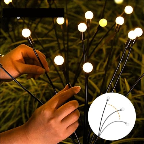 Luces led de jardín solares para iluminar caminos oscuros sin cables 3
