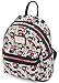 Loungefly Disney Mickey Minnie Mouse Mini Backpack Handbag AOP Red Navy