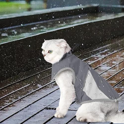 Katzen-Winterjacke, wasserdichter Katzenmantel, warme Katzenweste, Hund, Kaltwetterjacke, winddichter Katzenmantel, Winter-Katzenmantel, Hunde-Wintermantel, Katzenwarmer Mantel,