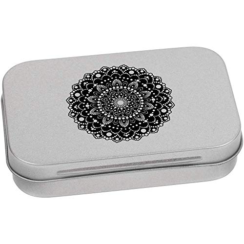 Azeeda 95mm 'Dot Mandala' Metal Hinged Tin/Storage Box (TT00140095)