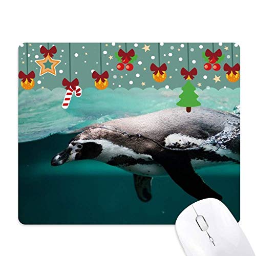 Alfombrilla de ratón con diseño de pingüino azul, accesorio ergonómico para escritorio