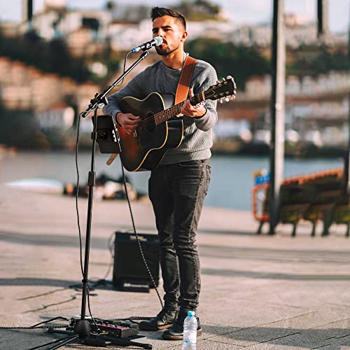 Aw Microphone Boom Arm Stand Adjustable Foldable Tripod Phone Holder Mic Mount Clip Sponge Covers For Performance Singing Wedding Stage And Outdoor #TOP7