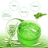 hommova 2 Pcs Aloe Vera Gel for Face, 300ml 99% Organic Hydrating Aloe Vera Gel - Image 3