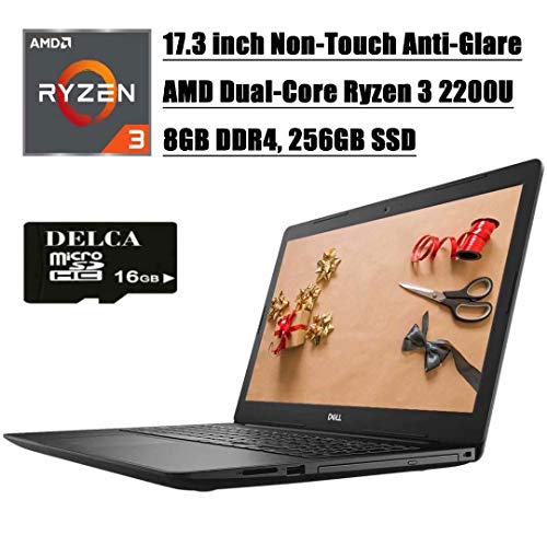 2020 Flagship Dell Inspiron 17 3000 3785 Business Laptop I 17.3” HD+ Non-Touch