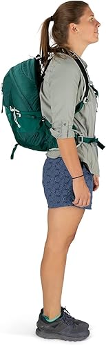 Miniatura 9 de Osprey Tempest 20L Mochila de senderismo para mujer con cinturón de cadera, color verde jaspe, WML