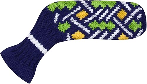 Miniatura 3 de Scott Edward Cuchilla de punto para cubierta de putter, paquete de 1 pieza, se adapta a putters de golf lindos y suaves (patrón de jazmín de