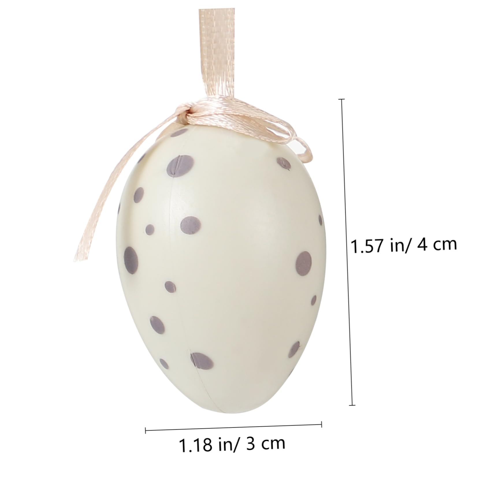 ABOOFAN 108 STK Ostereier Plastic Easter Eggs Ostern Eier Ostern hängende Eier osterdekoration hängende Eier Spielzeug Ornament Hängender Eieranhänger Osterei-Anhänger künstlich schmücken