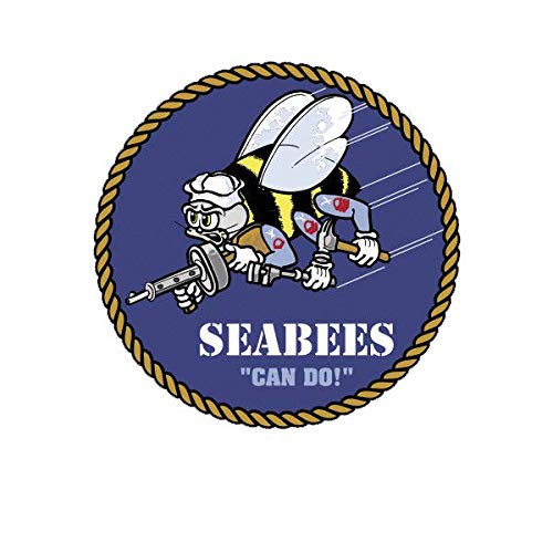 ION Graphics Magnet CB Seabees Magnetic Vinyl United States Naval Construction Forces ncf 5" Car Magnet Bumper Sticker