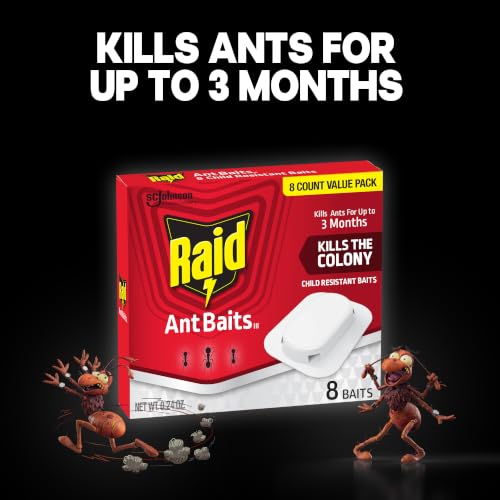 Image of Raid Ant Killer Baits, Child Resistant Bug Killer for Indoor Home Use, 0.24 Oz, 8 Count
