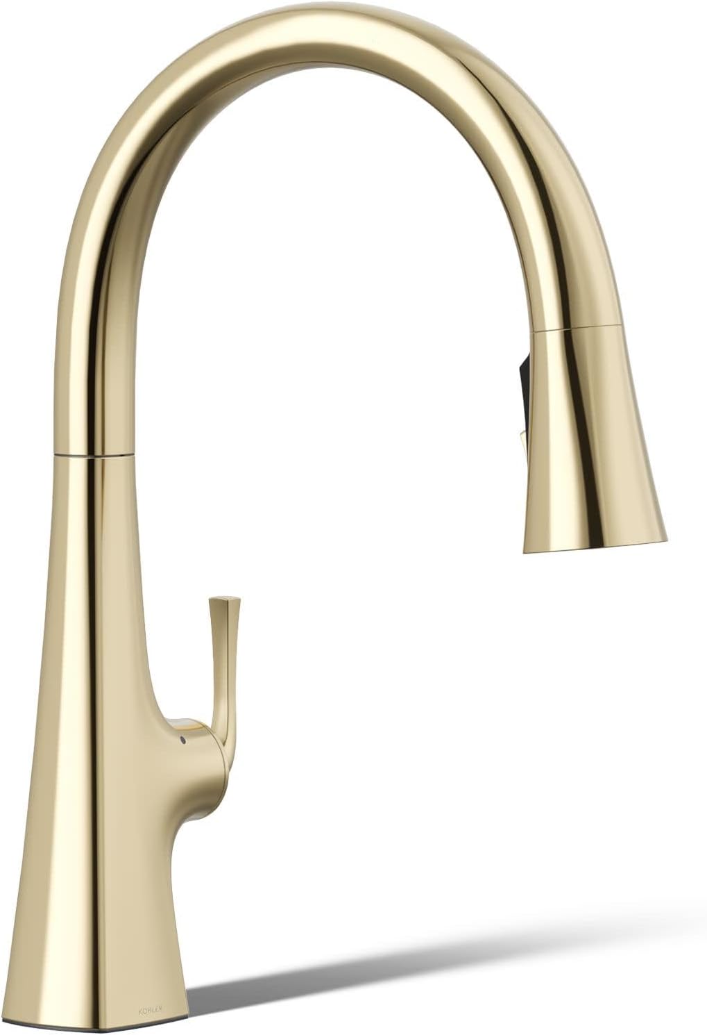 KOHLER K-22068-WB-AF Graze Touchless Smart Voice Control, Kitchen Sink Faucet Konnect, Vibrant French Gold