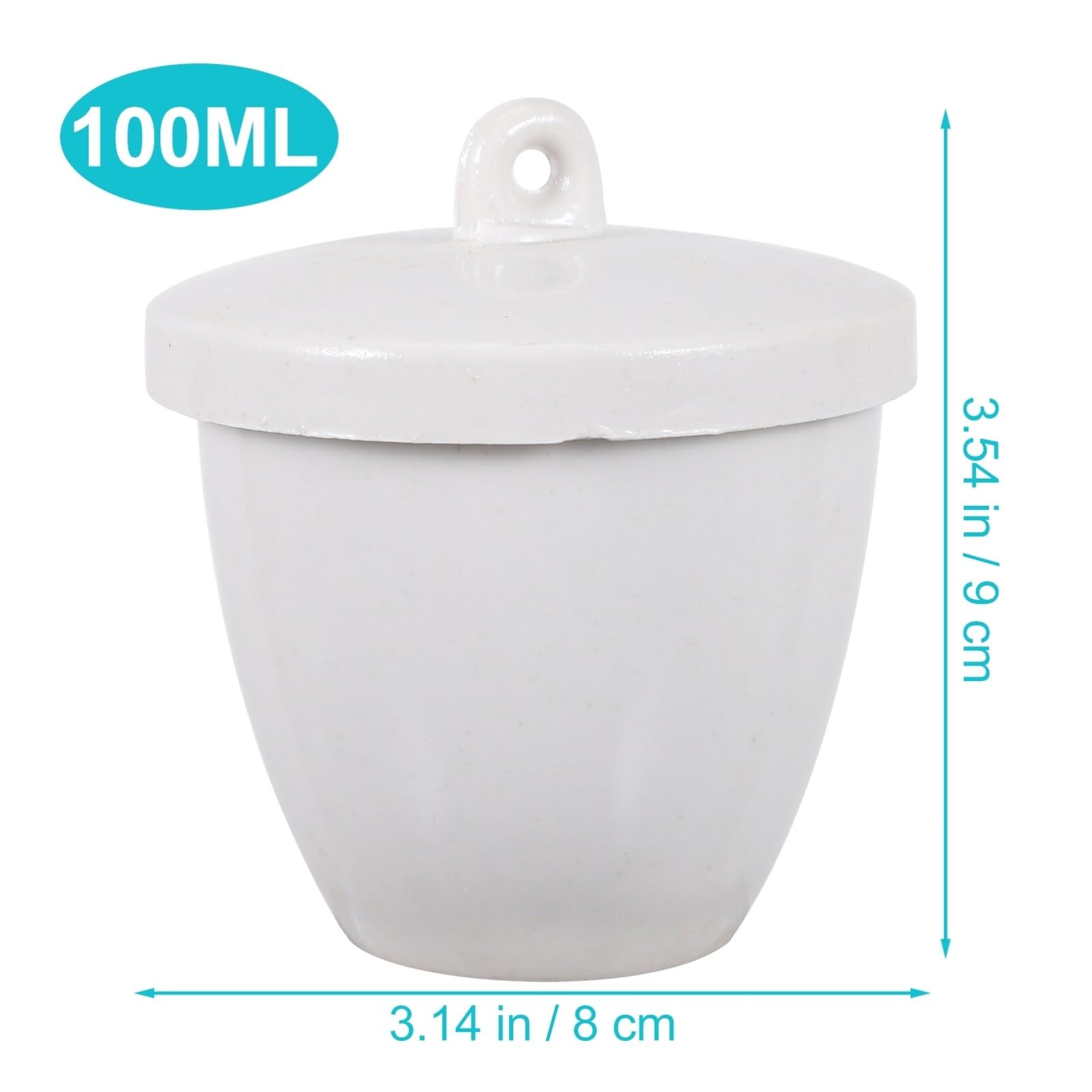 4Pcs Crogiolo Di Ceramica Strumento Per Crogiolo Di Fusione Crogiolo Di Forma Bassa Raffinazione Crogiolo Crogiolo Di Raffinazione Pratico Crogiolo In Ceramica Crogiolo Multiuso