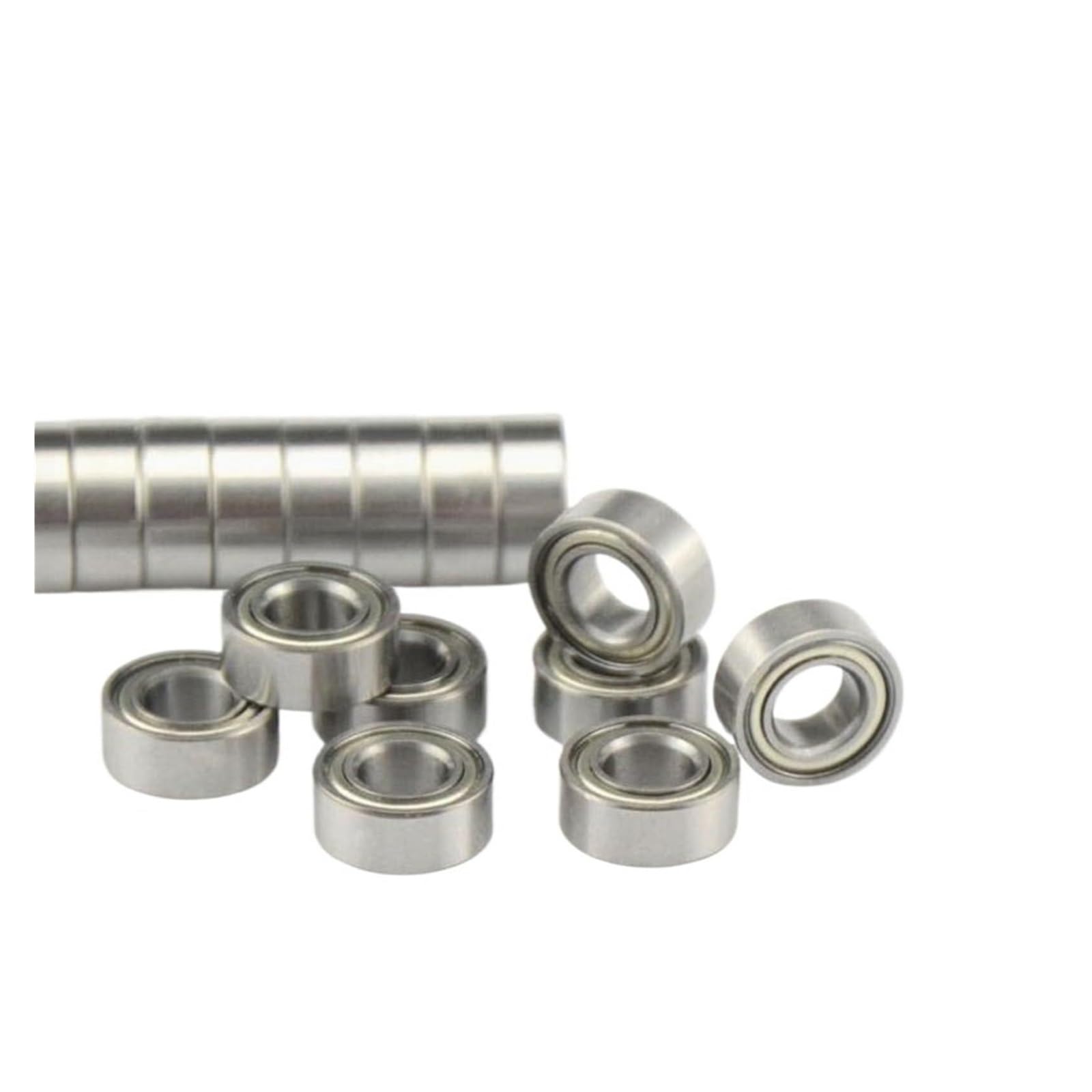 10 Stück MR-Serie MR52ZZ MR63ZZ MR85ZZ MR95ZZ MR128ZZ MR137ZZ Lager Metallgeschirmtes Kugellager - Dichtungssatz-Sortiment(MR52ZZ 2x5x2.5mm)