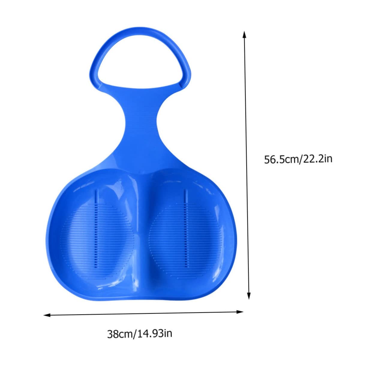 Mikikit Thickened Ski Board for Kids Snow Sled Outdoor Snowboard Made for Grass Fun Random Color