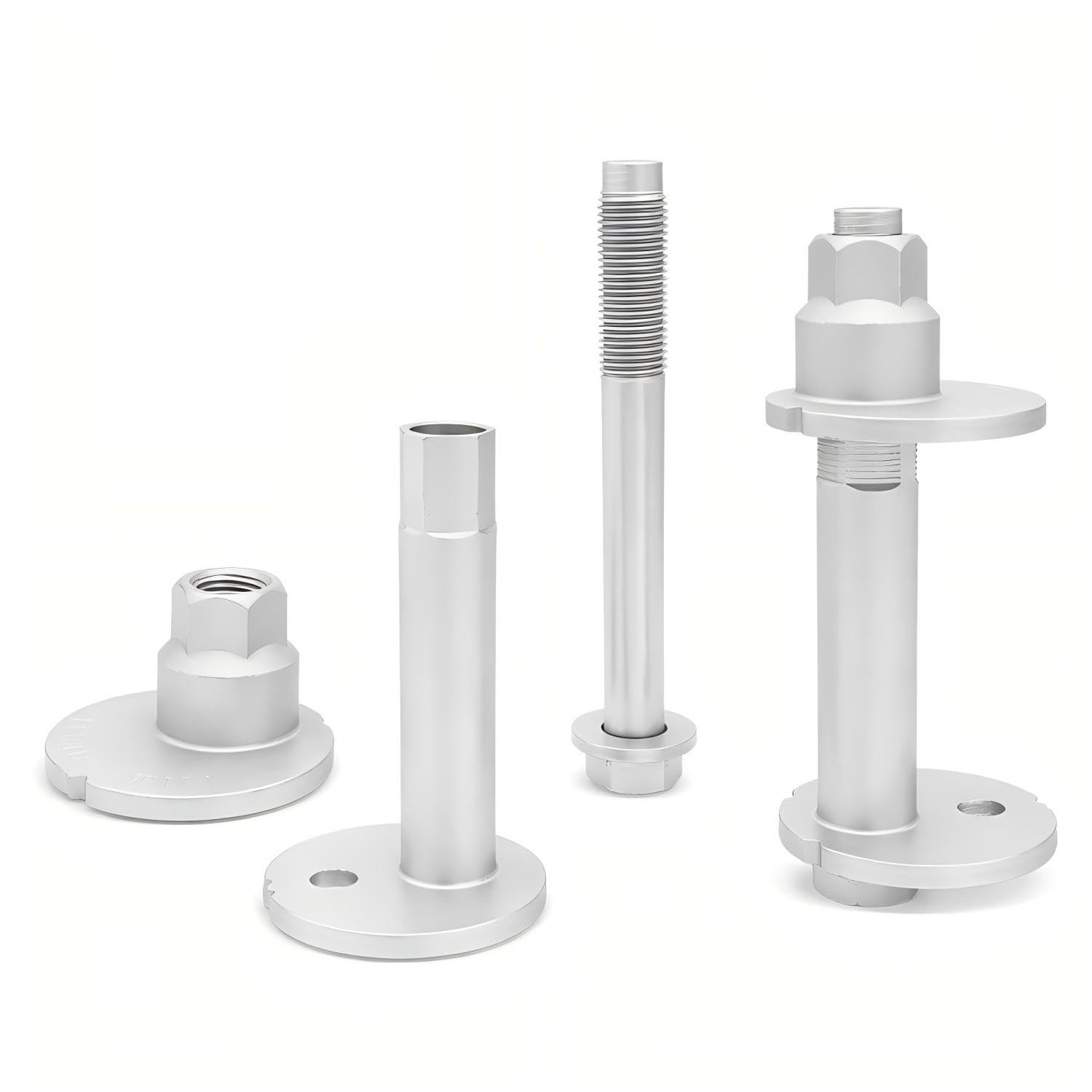 ULZOZN Front Alignment Camber Toe Adjustment Bolt Fit for Toyota Tacoma 1995-2004 4Runner 1996-2002 Replace 48409-35050 48452-35020 90080-11283, 4 Pcs Lower Control Arm Cam Bolts Kit