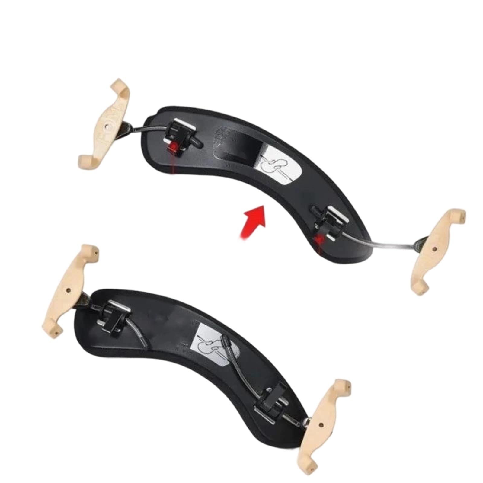 Apoyo Para El Hombro Del Violín Esponja De Aluminio Engrosada Ajustable Reposabrazos Accesorio Para Instrumentos Musicales