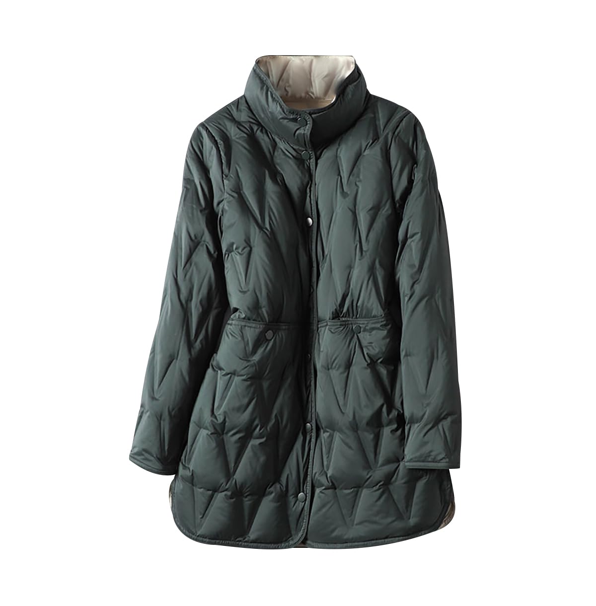 Plumifero Ultraligero Mujer Largo Chaqueta Plumas Ligeros Mujer Plumífero Ligero Mujer Chaqueta Acolchada Plumon Mujer Plumiferos Ultraligero Puffer Jacket Mujer Abrigo Acolchado Plumas Pluma Mujer