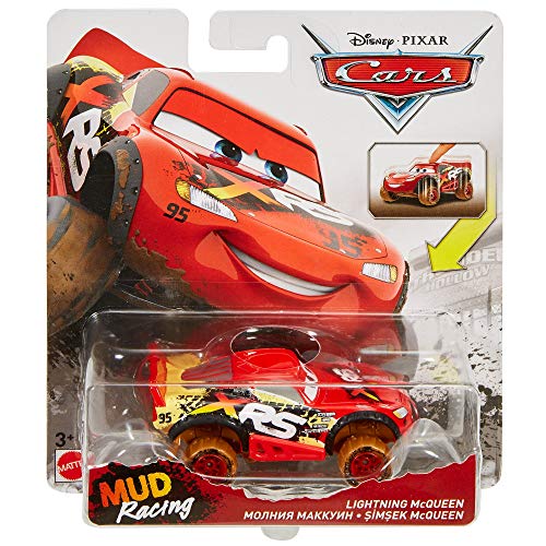 Mattel GBJ36 Disney Cars Xtreme Racing Serie Schlammrennen Die-Cast Auto Fahrzeug Lighning McQueen, Spielzeug ab 3… – Bild 7