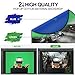 EMART Portable Green Screen Backdrop, 5 x 6.5ft Collapsible Pop Up Chromakey Background, 2-in-1 Fold Blue Greenscreen for Live, Zoom Virtual, Home Office, Camera, Travel