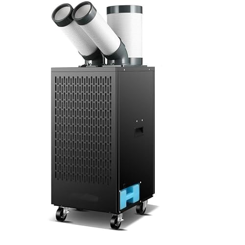 Evaporative Air Cooler Wheeled Movable Industrial Air Cooler Conditioner Fan