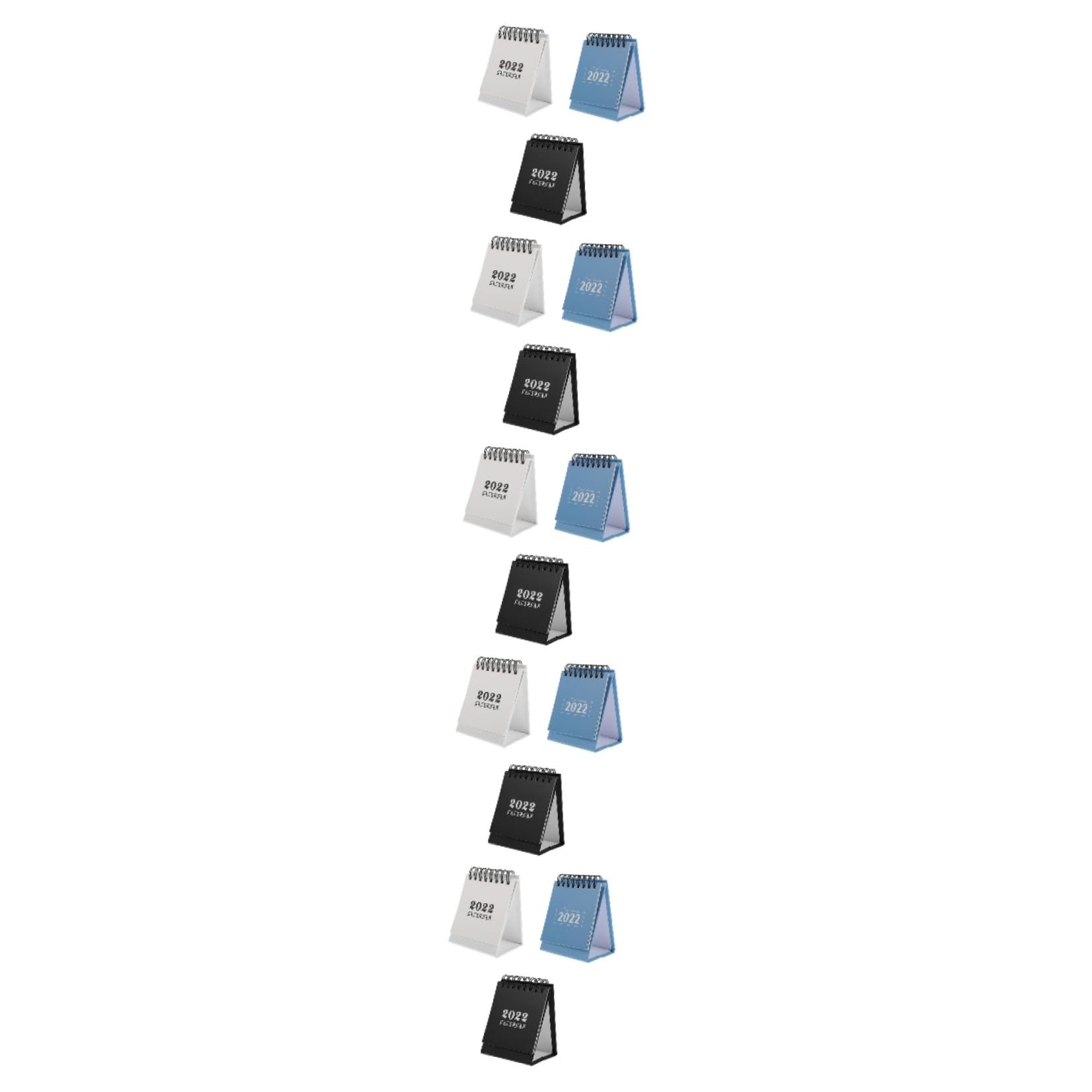 SEWACC 15 Stk Tischkalender 2022 Tischkalender 2021-2022 Desktop-kalender Für Die Schule Kleiner Mini- Standkalender Tischdekoration Die Büroeinrichtung Papier