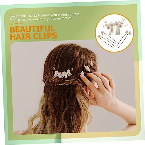 Peignes à fleur mariage et accessoires cheveux de mariée pour chignon de cérémonie chic