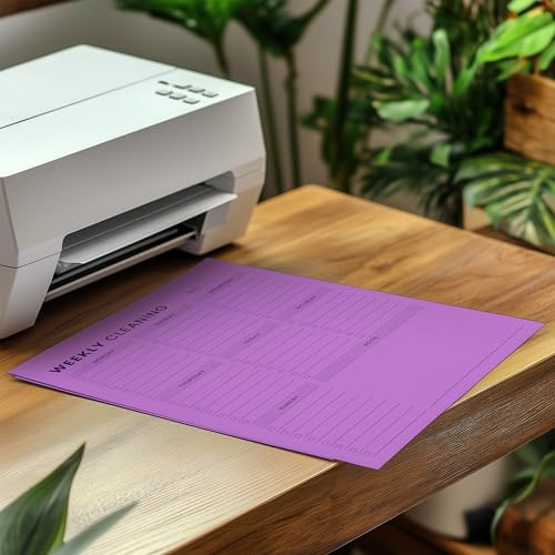 Papel para colorear resistente de 24 libras Strobrights Mega Collection, color morado 7