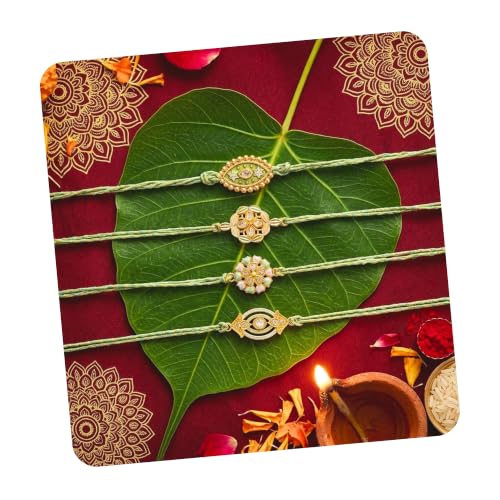 Image of FINEMOE Rakhi Set for Brother, Raksha Bandhan Gifts | Skin Friendly Adjustable Tie, Rakhdi Festival