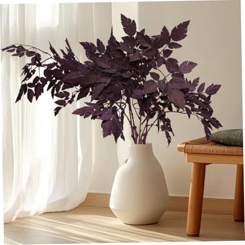 Tallos de cimicifuga artificial decorativos con hojas de seda premium de 50 cm 6