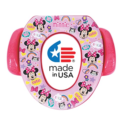 Disney Minnie Mouse 'Smile' Soft Potty Seat and Potty Training Seat - Soft Cushion, Baby Potty...