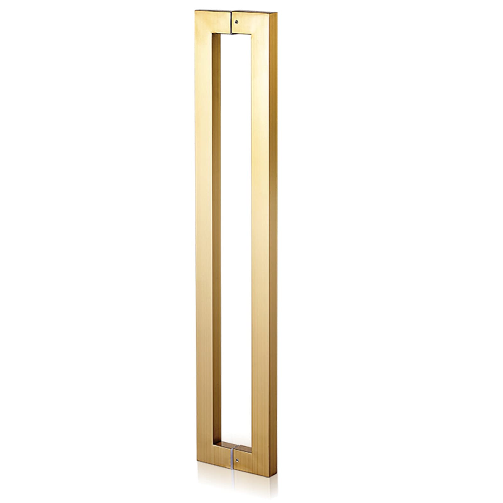 Gthtuhfd Gold Door Handle Long Door Pull Handle For Entry Interior Exterior Doors,Sliding Barn Door Handle Shower Push Pull Door Handle Square,-80Cm/2.6Ft
