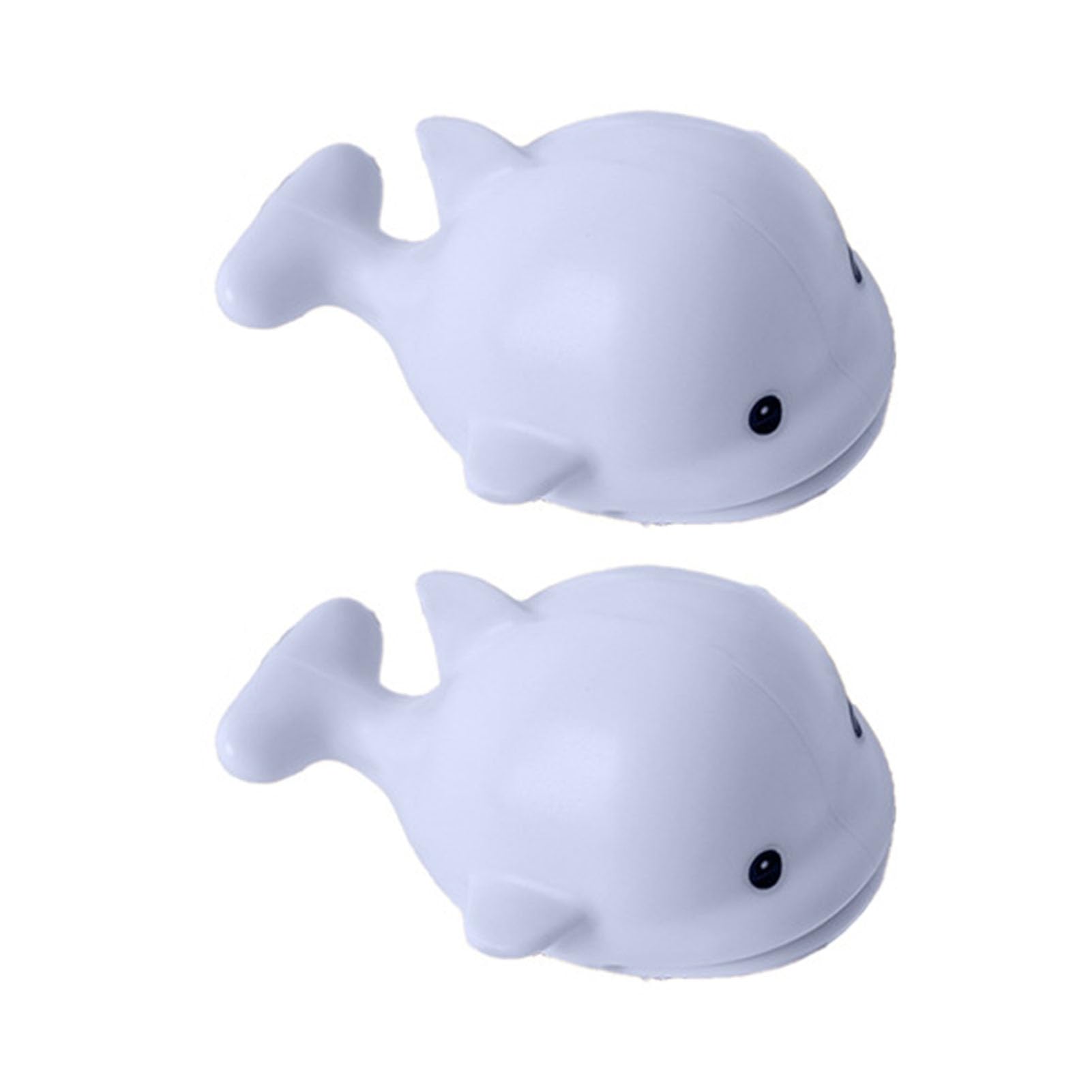 Whale Magnetic Bag Clips Airtight Moisture Proof Reusable Sealing Pegs Fridge Magnet Sealer 2 Pcs 7cm for Food Snacks Coffee Potato Chip Bags Blue 2pcs