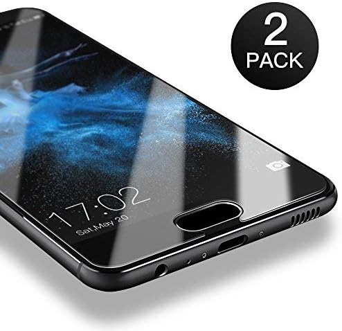 COOLREALL Huawei P10 Plus Screen Protector, [2-Pack] 0.25mm 9H Hardness Tempered Glass Screen Protector for Huawei P10 Plus