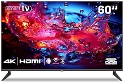 Smart TV HQ 60' 4K tela sem bordas design Slim HQS60NKHM