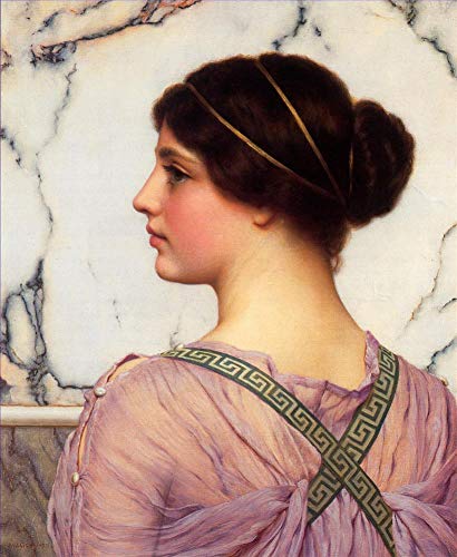 Peintures sur toile célèbres reproduction tableau huile Godward grec
