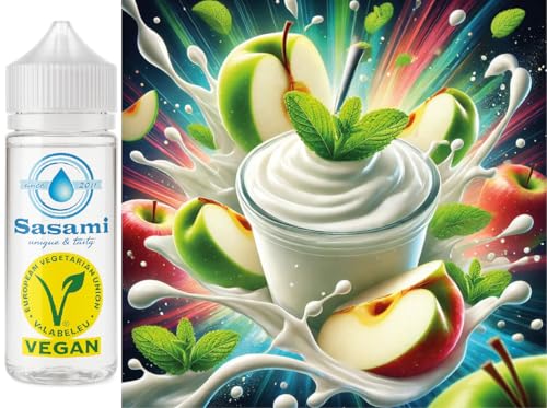 Yaourt pomme arôme concentré 100 ml Sasami liquide DIY vegan pas cher
