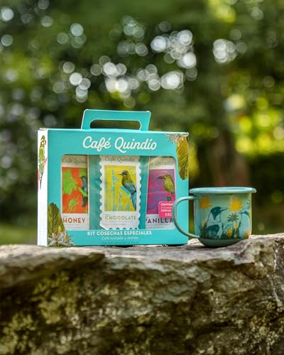 Image of Cafe Quindio Medium Roast 100% Colombian Excelso Whole Bean Arabica Coffee (2.8 Ounce (Pack of 3), Multipack)