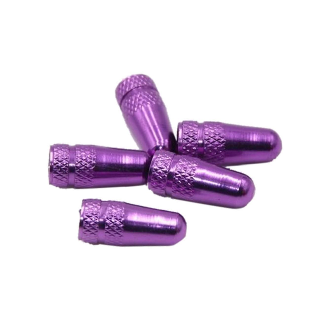 VANZACK Aluminum Bike Caps Set 4pcs French Thread Valve Caps Dust Cover for Bicycle Mountain Bike