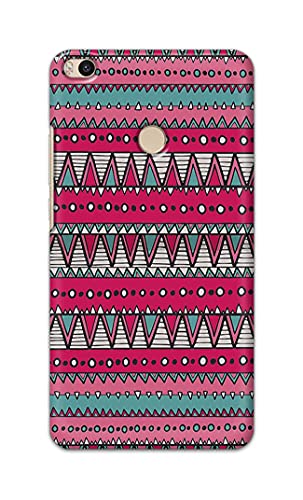 Image of Printed Hard Back Cover Case for Mi Max 2 Back Cover (Geometric Vintage Pattern) -1803
