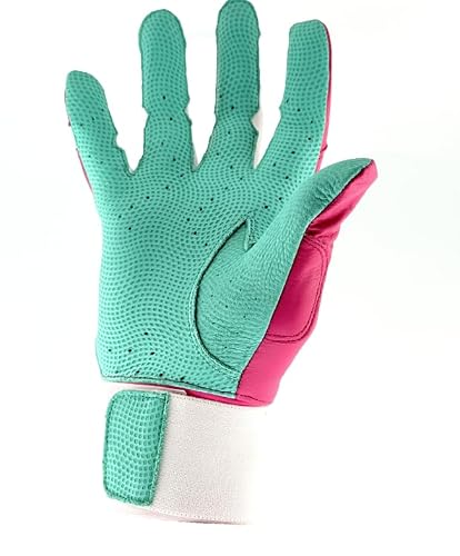 Sportz Drip Batting Gloves - Genuine Leather Gloves for Baseball & Softball Players - Unisex-Youth, Unisex-Adults (Youth Small/Medium) - Thumbnail 2