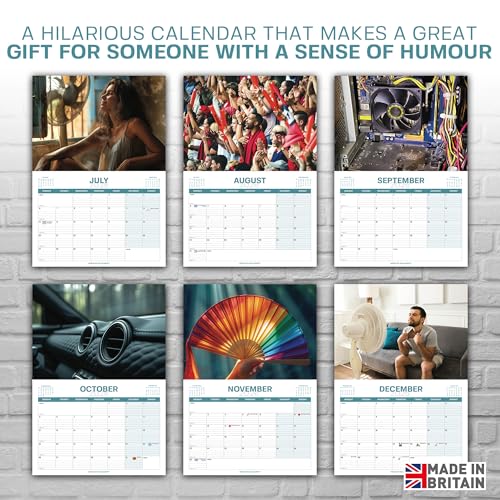 Secret Santa Gifts for Men – Funny Only Fans 2026 Wall Calendar Joke Gift – Hilarious Secret Santa Present for Office Colleagues – Unique Christmas Gag Gift & Stocking Filler – Funny Calendar 2026 - Image 3