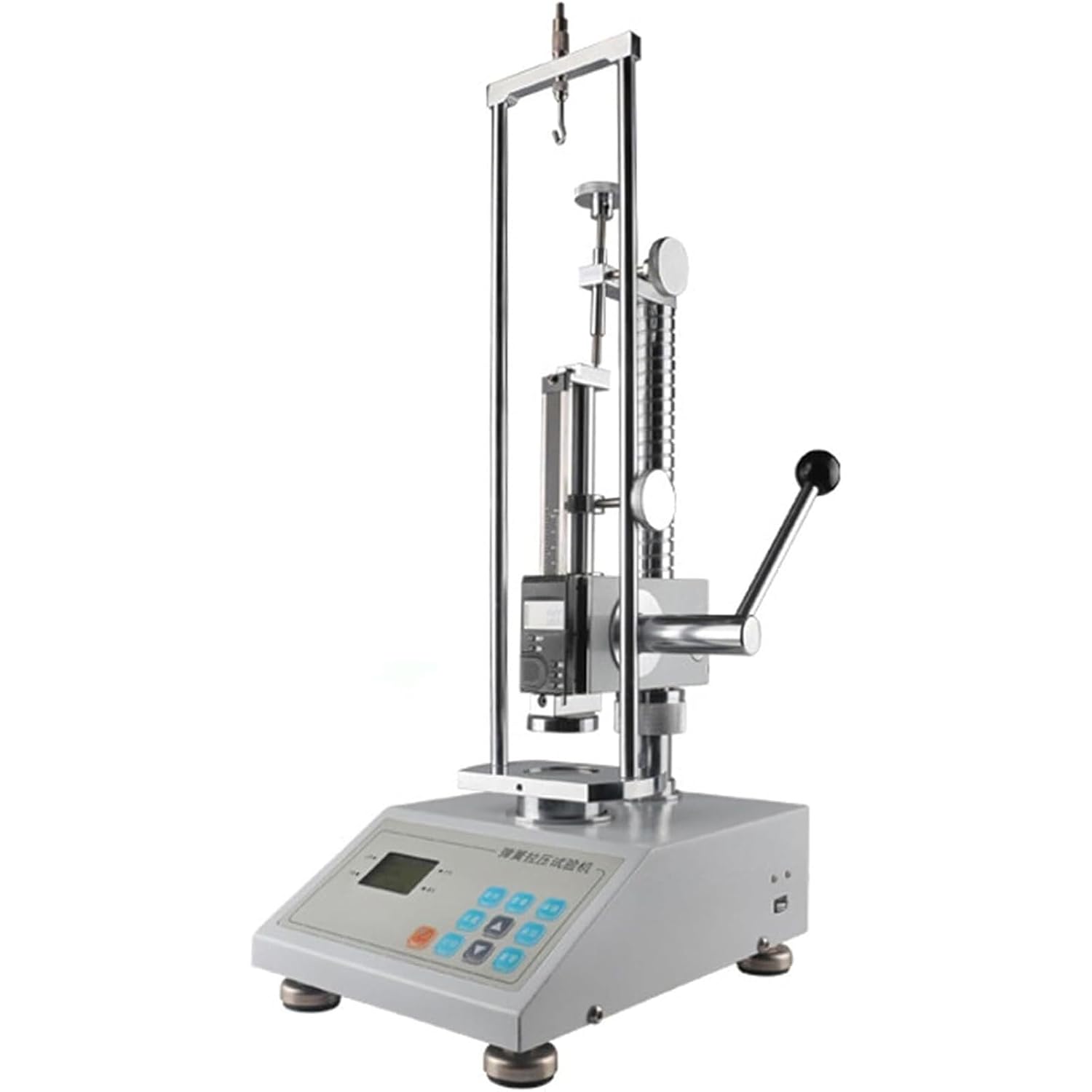 Digital Spring Tester Tension,Force Gauge Pull and Compression Testing Tools W/LCD Display Screen,3 Modes-Real-time,Peak,Auto-Peak,Unit N/KG/LB(300N)