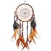 LanMa Dream Catcher (25.6" Long) Handmade Indian Peacock Feathers Ornaments Home Wall Hanging Decoration