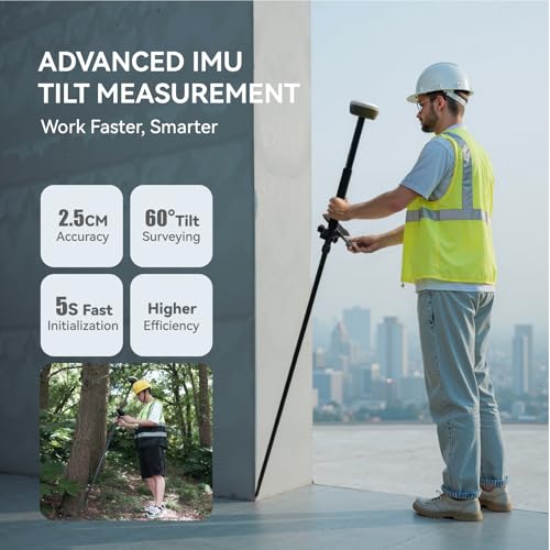 E1 Pro RTK GNSS Surveying Equipment, GNSS RTK GPS with IMU Rover ...