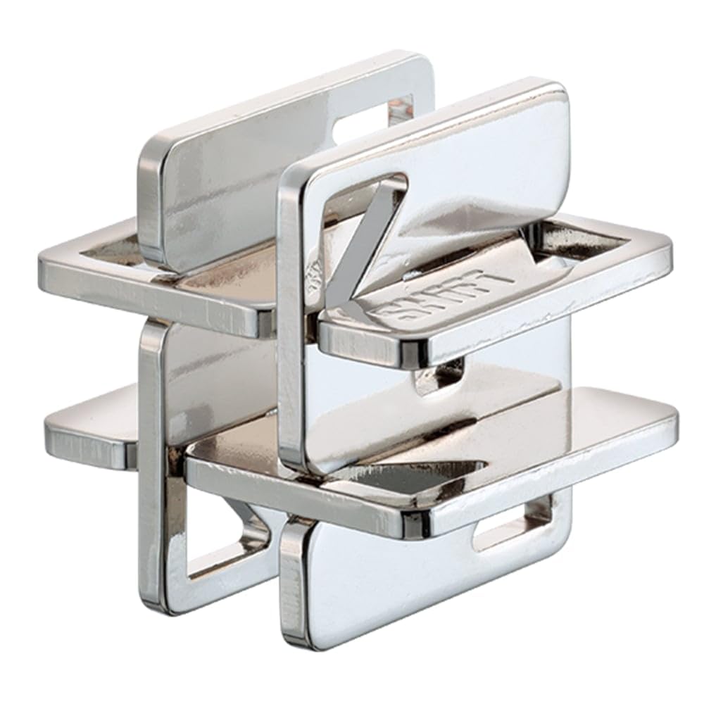 Hashtag Hanayama Metal Brainteaser Puzzle Mensa Rated Level 4, for Ages 12 and Up