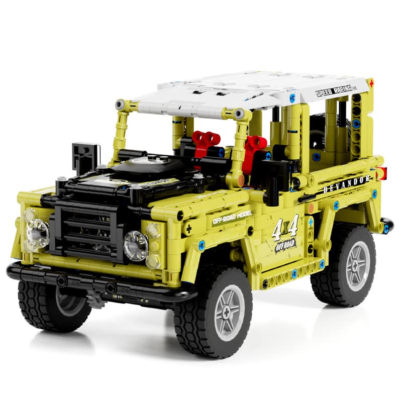 litodinogo TGL T2005 Technik Zurückziehen Land Rove Defender Bausteine,Offroad-Geländewagen Modellauto-Bausatz, SUV für…