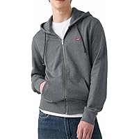 Levi's Zip Up Maglia di Tuta, Charcoal Heather XX